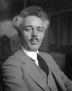Lawren Harris, a founder of the Canadian Group of Seven painting movement