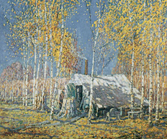 The Guide's Home, Algonquin by Arthur Lismer 
