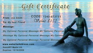 Winnipeg Fine ART Gift Certificates & Gift Cards